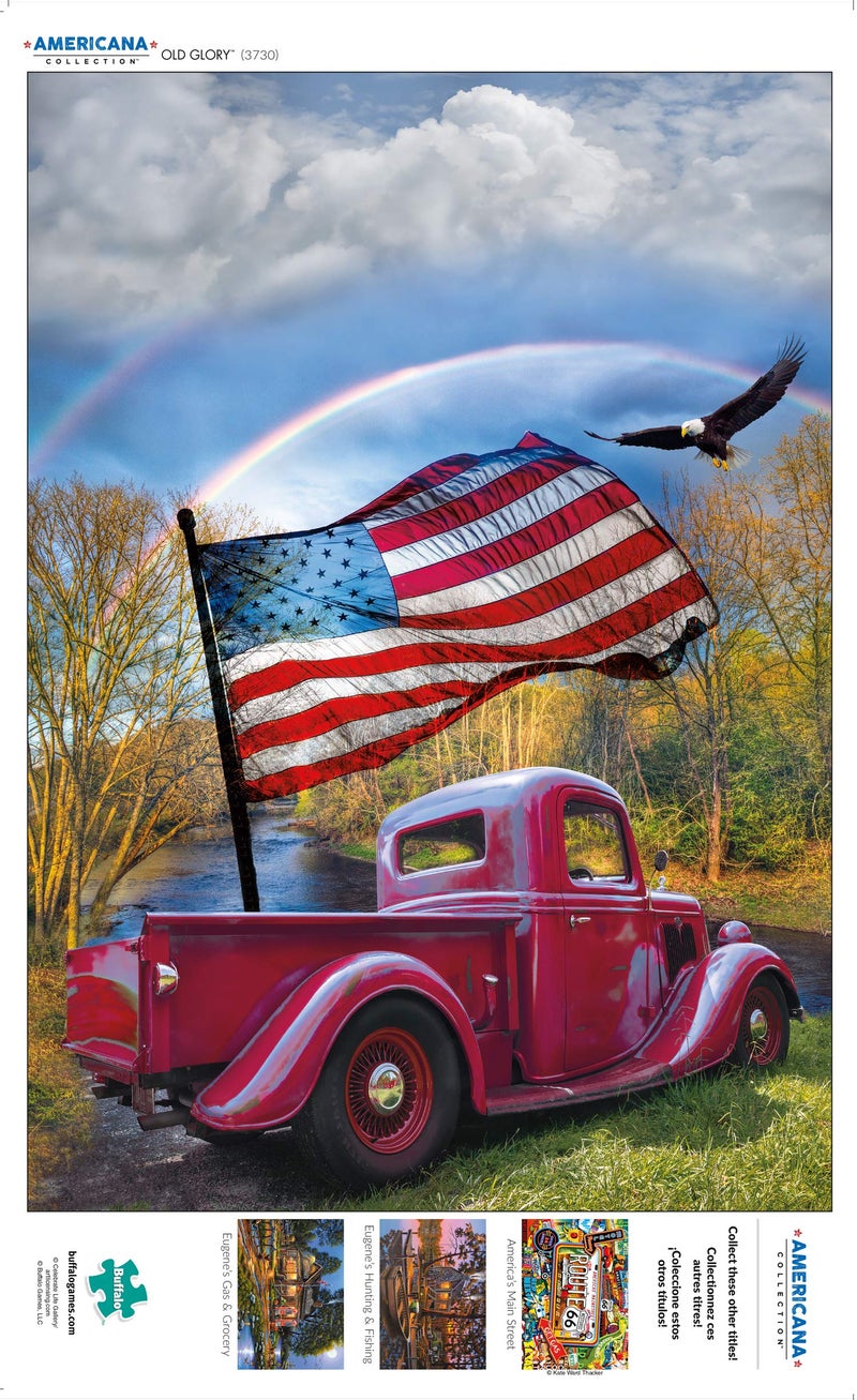 Buffalo Games - Celebrate Life Gallery - Old Glory - 500 Piece Jigsaw Puzzle for Adults - Challenging Puzzle Perfect for Game Nights - Finished Puzzle Size is 21.25 x 15.00 - Image 5